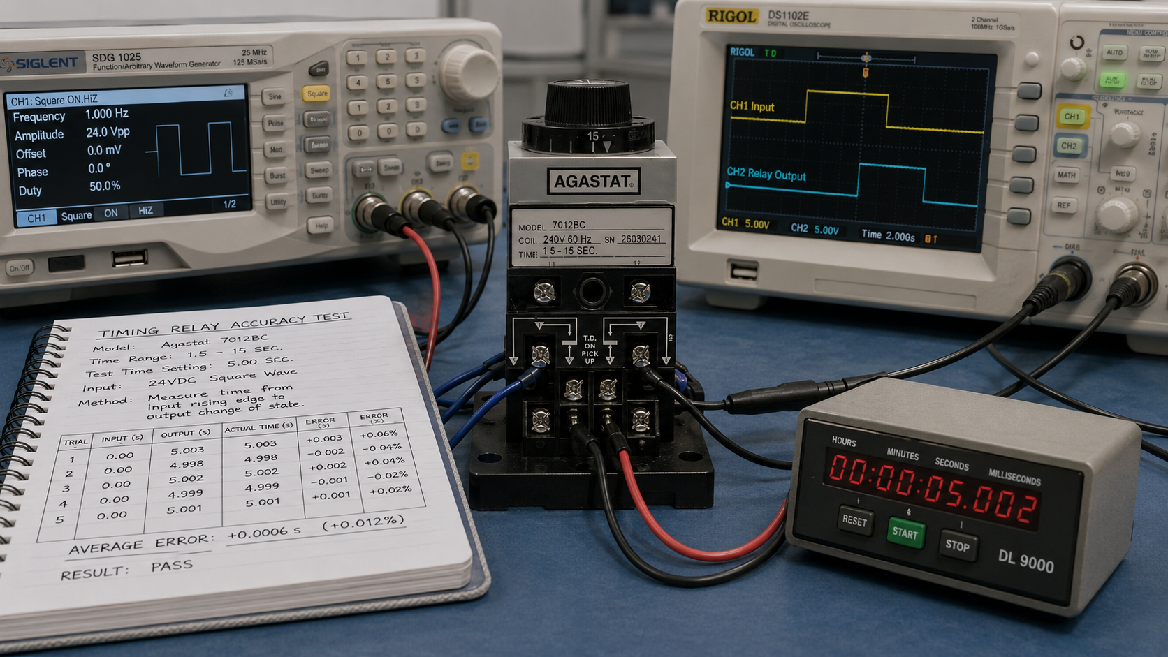Industrial timing relay support service